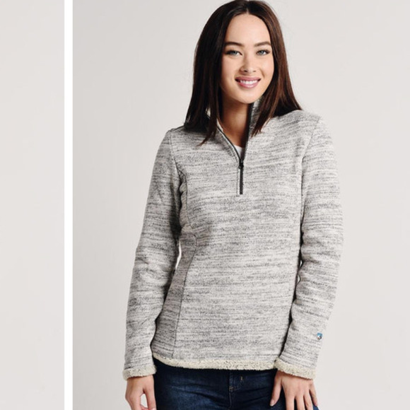 KUHL Alaska 1/4 Zip Jacket in Heather Gray Size Small - Picture 1 of 8